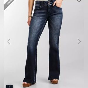 BKE Payton Mid-Rise Flare Jeans